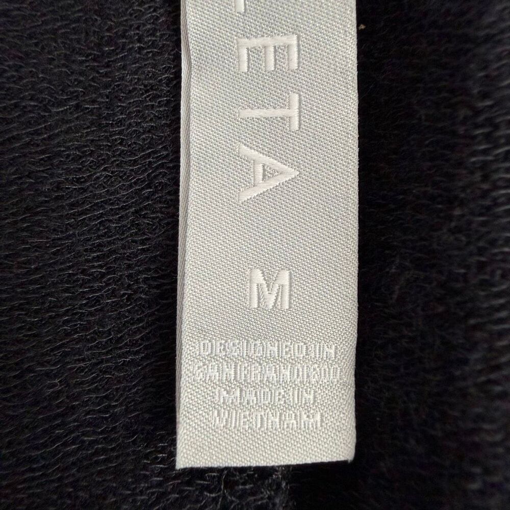 Athleta Womens Medium Black Studio Barre Sweatshirt Dress - Picture 5 of 9